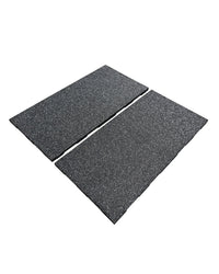 Gym Gear Black Rubber Tile Grey Fleck