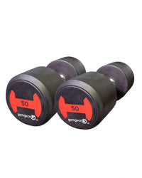 Gym Gear Rubber Dumbbells Pair's